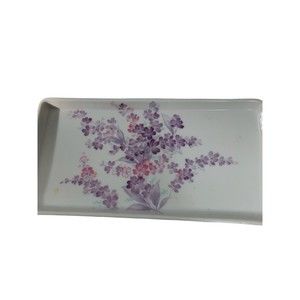 Vintage Floral trinket dish, soap dish or small tray cottage core granny core